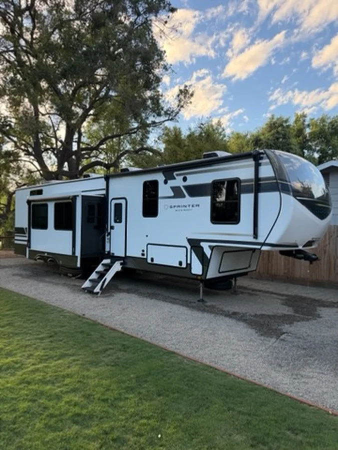 Fifth wheel RV washed by Street Shine Mobile Detailing in Tulare, CA